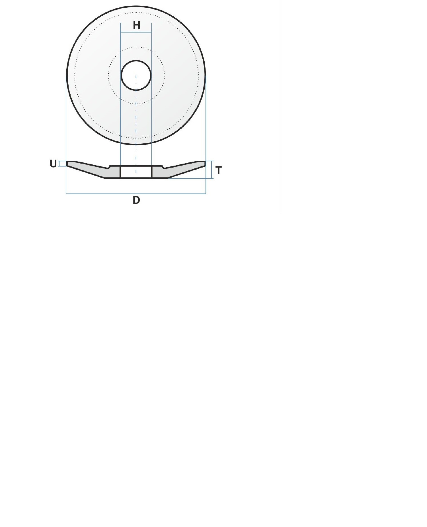Круг шліфувальний на керамічній зв'язці XINFA ABRASIVES 12 150х16х32 мм 25А F60 (25) K 6 30